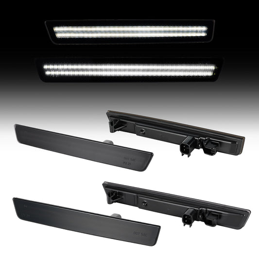 2015-2024 Dodge Challenger Smoke White LED Side Markers
