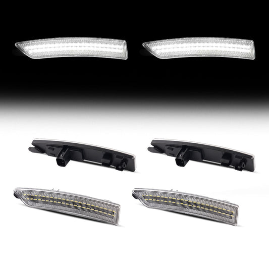 2024-2026 Ford Mustang S650 Clear White LED Side Markers