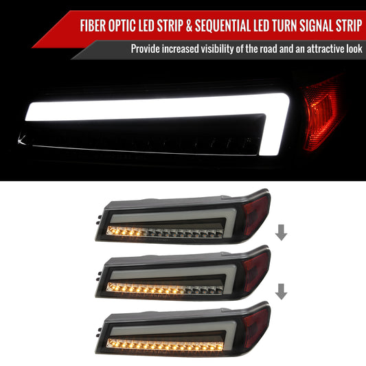 2004-2012 Chevrolet Colorado/GMC Canyon Full LED Bumper Corner Signal Lights (Matte Black Housing/Smoked Lens)