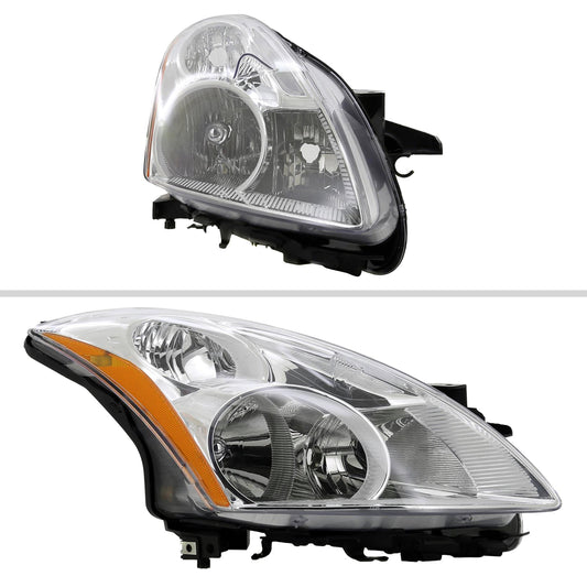 2010-2012 Nissan Altima Sedan Clear Lens Factory Style Crystal Headlights - Passenger Side Only