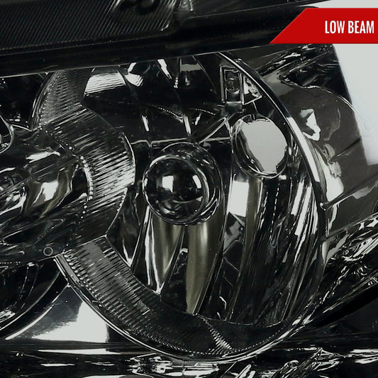 2007-2014 Chevrolet Avalanche/Tahoe/Suburban Factory Style Headlights (Chrome Housing/Smoked Lens)