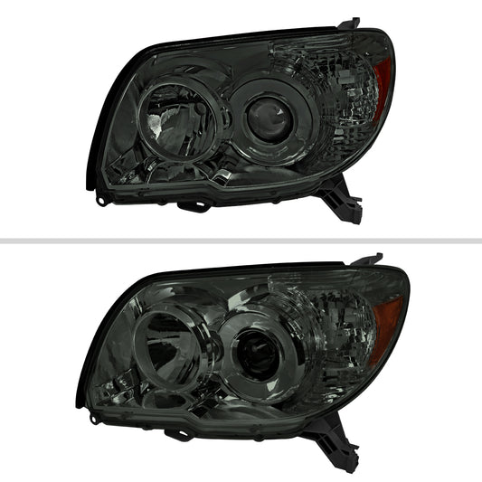 2006-2009 Toyota 4Runner SR5 Limited Projector Style Headlights (Chrome Housing/Smoked Lens)