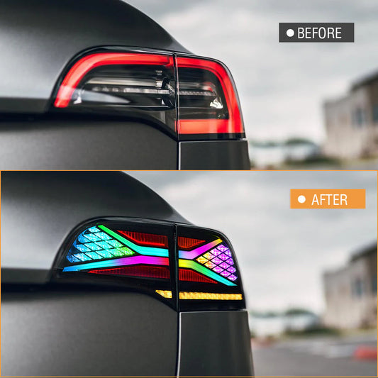 2017+ Tesla Model 3 Y RGB Tail Lights