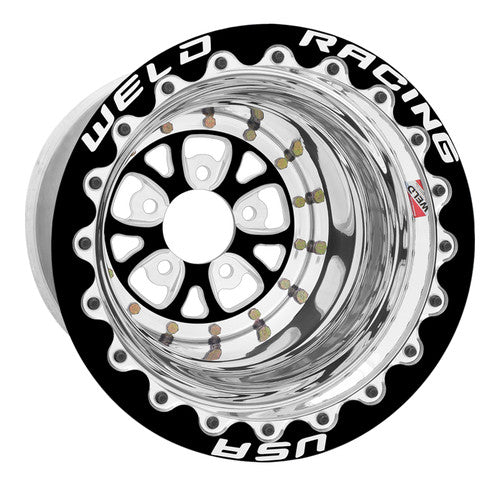 Belak Wheels Series 2 -15x10in / 5x114.3 BP / 7in Backspace - Single Beadlock