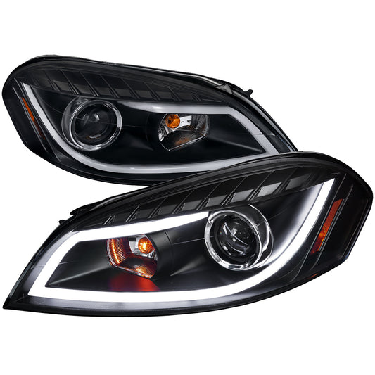 NTXGLOW RGB black headlights (2006–2013 Chevrolet Impala / 2014–2015 Impala Limited / 2006–2007 Monte Carlo)