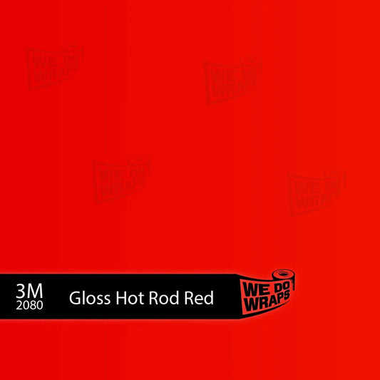 3M Gloss Hot Rod Red Tesla Emblem Decals (Front + Back) | Model Y
