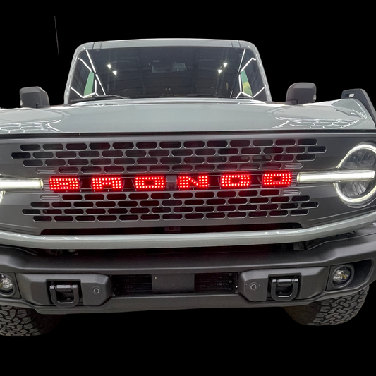 Bronco LED Emblem Letters (Multicolor Flow)