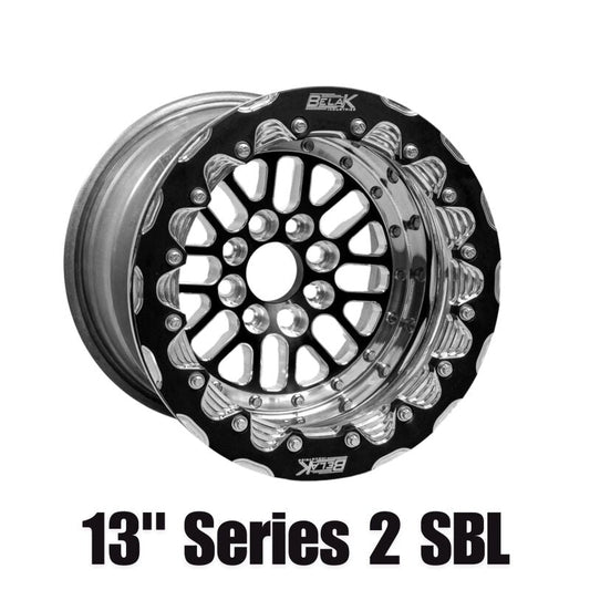Belak 13x9 4x114.3 BP 5in BS Series 2 Wheel - Single Bead lock