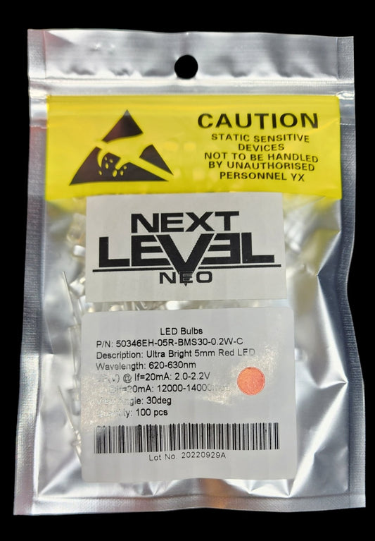 5mm Round Top Ultra bright LEDs - Single Color