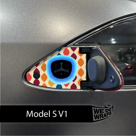 60s Garland Tesla Charge Port Wrap | Model S