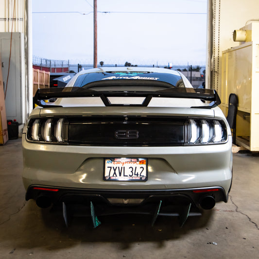 2015-2023 Ford Mustang S650 Style Dark Horse Spoiler Gloss Black ABS