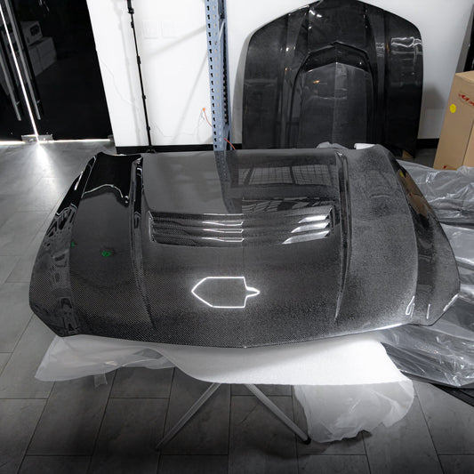 2022-2024 Cadillac CT5-V / Blackwing Type-SV Double Sided Gloss Carbon Fiber Hood