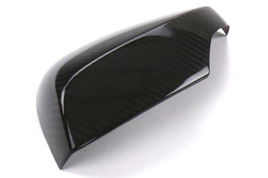 OLM Dry Carbon Fiber Mirror Covers (with Turn Signal Hole) - Gloss Carbon Fiber - 2015-2021 Subaru WRX / STI (With Turn Signal Holes)