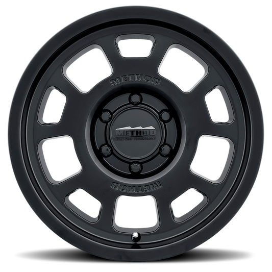 Method MR705 17x8.5 0mm Offset 5x5 71.5mm CB Matte Black Wheel