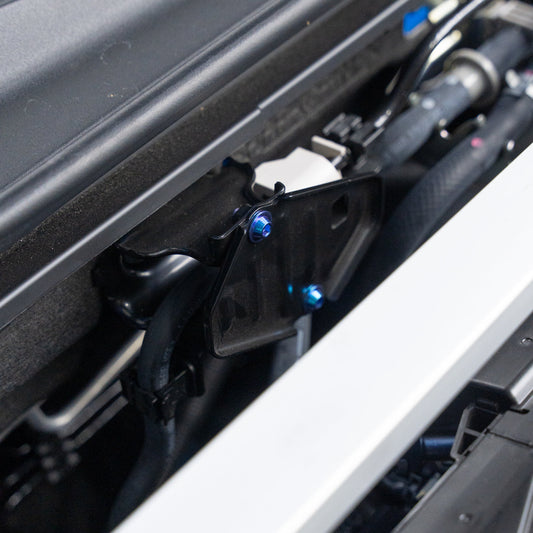 JDC Titanium Vacuum Line Area Hardware (On Firewall) (2023+ FL5 Civic Type R)