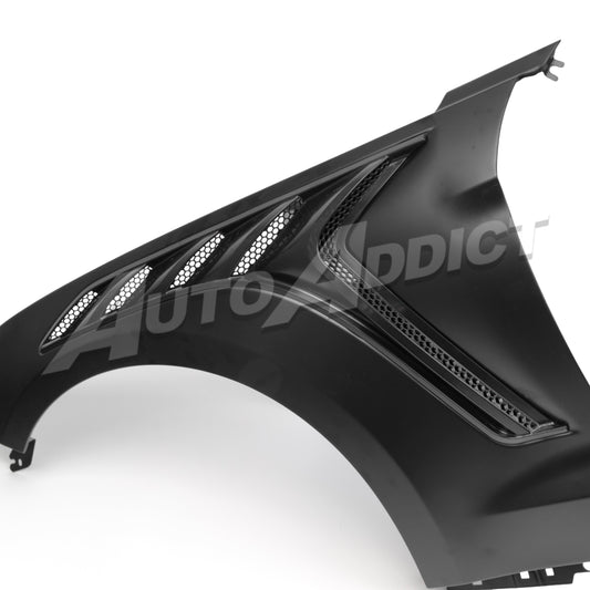 2015-2017 Mustang S550 EcoBoost/GT Type-GTD Aluminum Fenders w/ Functional Vent (Pair)
