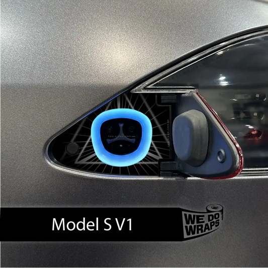 Beast Mode Tesla Charge Port Wrap | Model S
