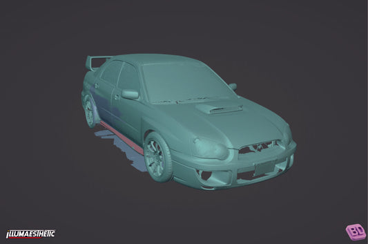 Subaru Impreza WRX STI Blobeye (GD) 3D Scan (2004-2005)