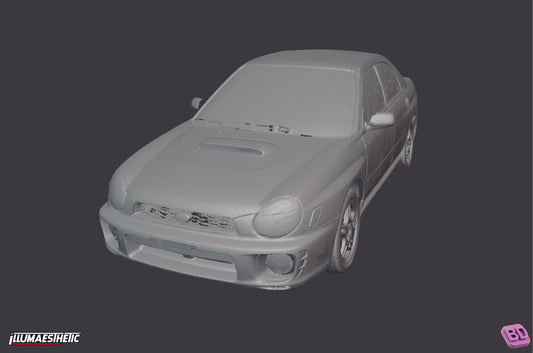 Subaru Impreza WRX STI Bugeye (GD) 3D Scan (2001-2003)