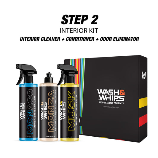 WASH&WHIPS CLEAN - Interior Car Wash Kit (Step 2)