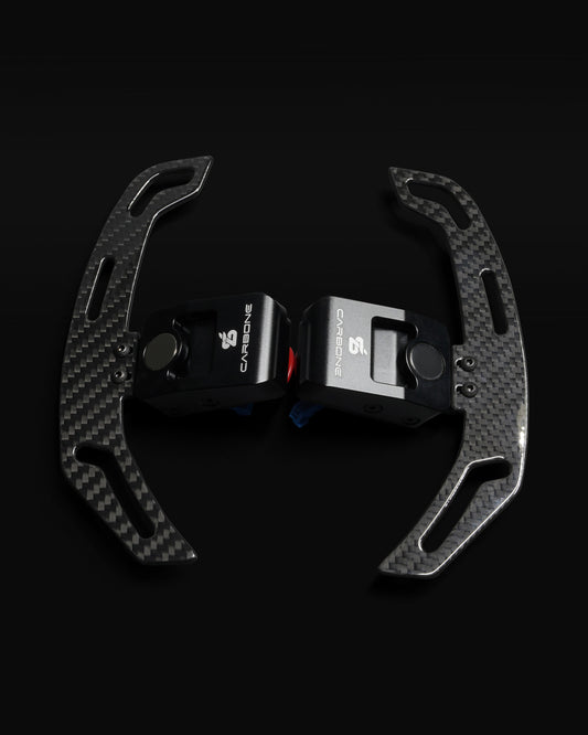 CARBONE's BMW Magnetic Carbon Fiber Paddle Shifters G/F Series V2 for M3 M4 M5 F30 F80 F82 G20 G30 G80 G82 F90