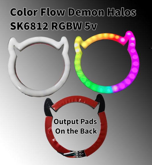 Color Flow Demon Halos 5v Sk6812 Rgbw