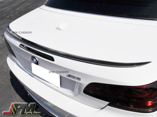M3 Style Carbon Fiber Trunk Spoiler Fits For 2008-2013 BMW E93 3-Series Convertible Only