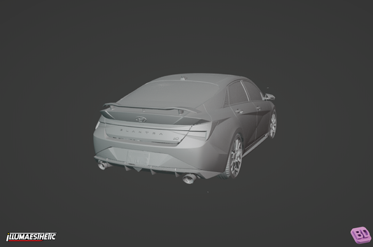 Hyundai Elantra (CN7) N 3D Scan (2020+)