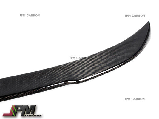 CS Style Carbon Fiber Trunk Spoiler Fits For 2011-2016 BMW F10 5-Series Sedan Only