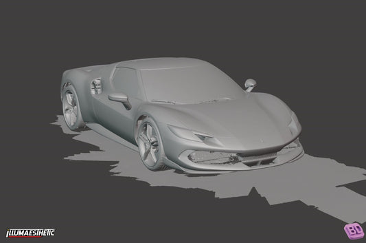 Ferrari 296 GTB (Type F171) 3D Scan (2022+)