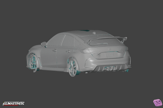 Honda Civic Type R (FL5) 3D Scan (2023+)