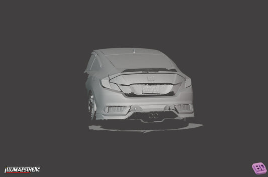 Honda Civic Si (FC3) 3D Scan (2016-2020)