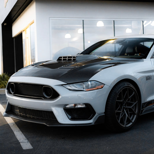 2021-2022 Ford Mustang MACH 1 Double Sided Type-OE Carbon Fiber Hood