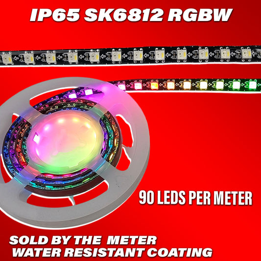 IP65 Water-Resistant Flow Series SK6812RGBW LED Strip