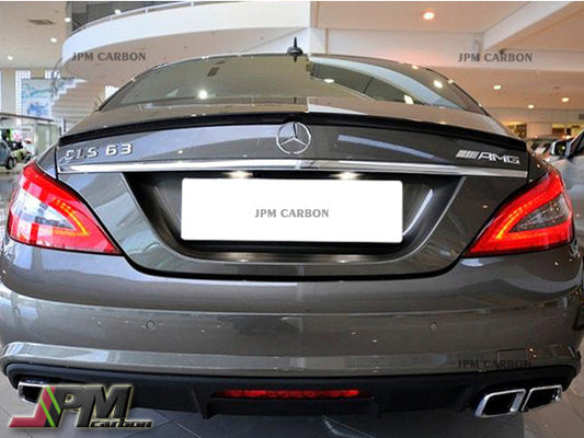 AMG Style Carbon Fiber Trunk Spoiler Fits For 2011-2018 Mercedes-Benz W218 CLS-Class Sedan
