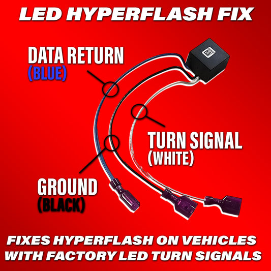 LED Hyper Flash Fix Modules For Cars With Factory Turn Signals