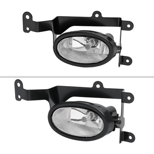 2006-2008 Honda Civic Coupe H11 Fog Lights Kit (Chrome Housing/Clear Lens)