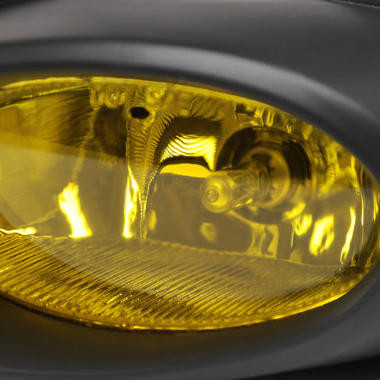 2009-2011 Honda Civic Coupe H11 Fog Lights Kit (Chrome Housing/Yellow Lens)