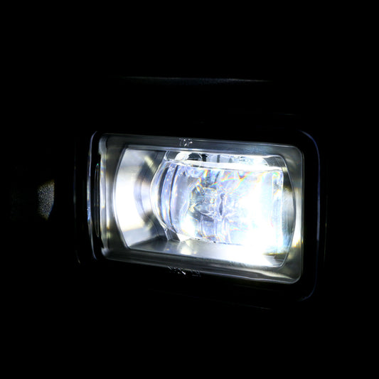 2015-2017 Ford F-150 6500K SMD LED Fog Lights (Chrome Housing/Clear Lens)