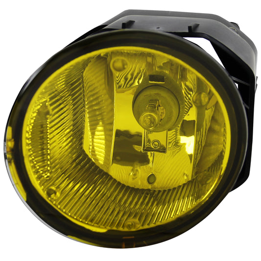 2000-2004 Nissan Sentra/Xterra/Frontier/Maxima H3 Fog Lights Kit (Chrome Housing/Yellow Lens)