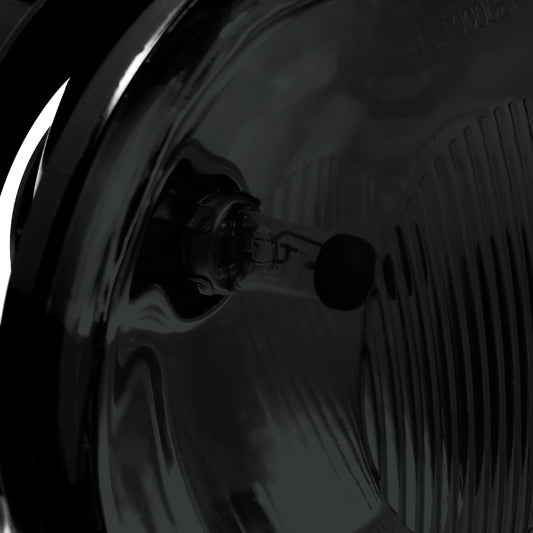 2002-2009 Dodge RAM/Durango 9006 Fog Lights w/ Mounting Brackets (Chrome Housing/Smoked Lens)