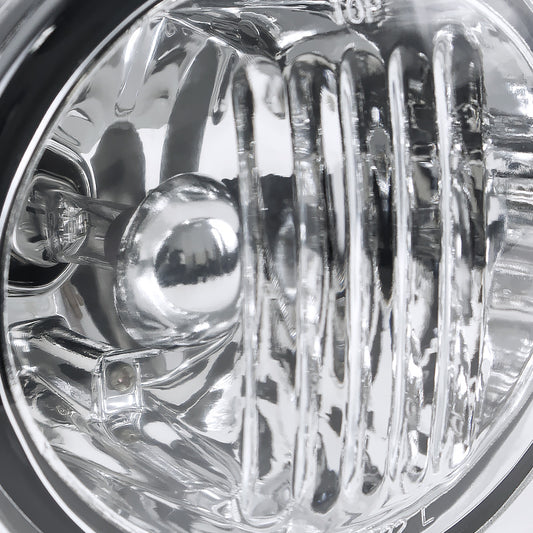 2003-2008 Toyota Matrix Pontiac Vibe 12V/55W 9006 Fog Lights (Chrome Housing/Clear Lens)