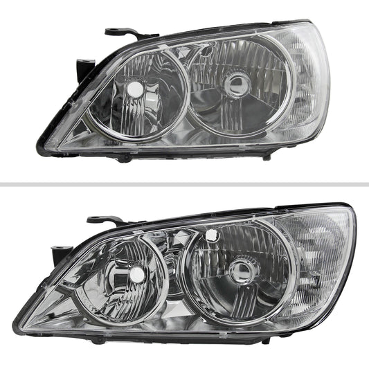 2001-2005 Lexus IS300 Factory Style Crystal Headlights (Chrome Housing/Clear Lens)