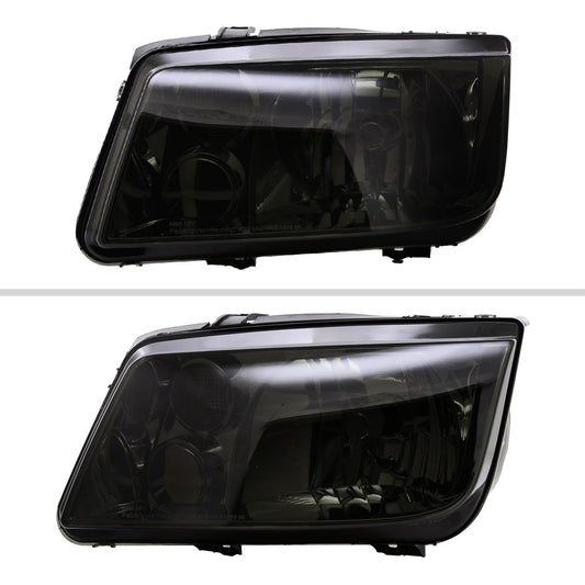 1999-2005 Volkswagen Jetta/Bora Mk4 V3 Factory Style Headlights (Chrome Housing/Smoked Lens)