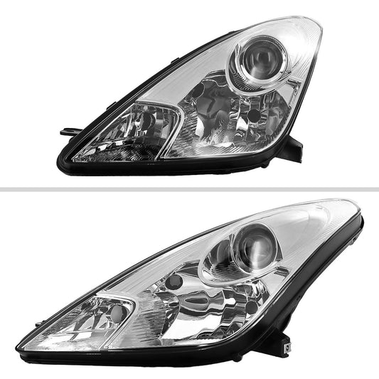 2000-2005 Toyota Celica Projector Headlights (Chrome Housing/Clear Lens)