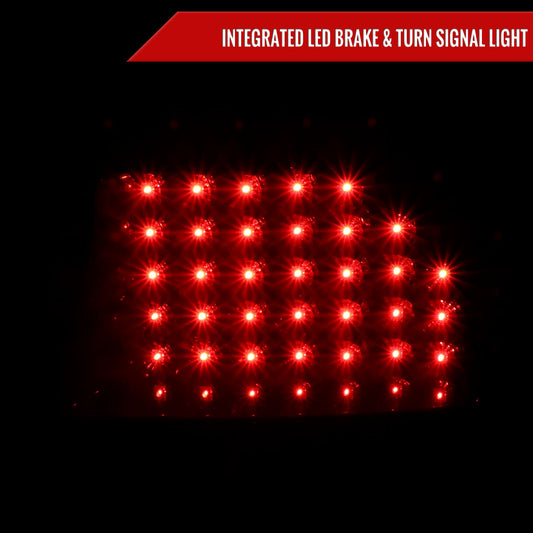 2005-2008 Dodge Charger LED Tail Lights (Glossy Black Housing/Smoked Lens)