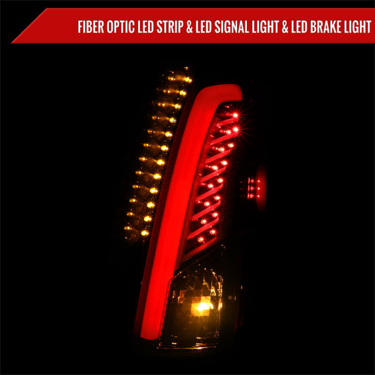 2003-2007 Cadillac CTS LED Tail Lights (Glossy Black Housing/Smoked Lens)