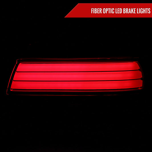 1997-2000 BMW E39 5 Series Sedan LED Tail Lights (Chrome Housing/Smoked Lens)