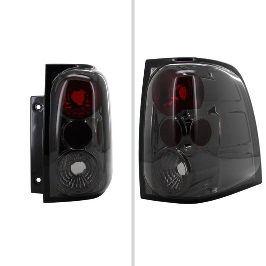 2003-2006 Ford Expedition Tail Lights (Chrome Housing/Smoked Lens)