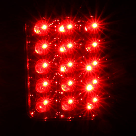 2008-2016 Ford F-250/F-350/F-450/F-550 Super Duty LED Tail Lights (Chrome Housing/Smoked Lens)